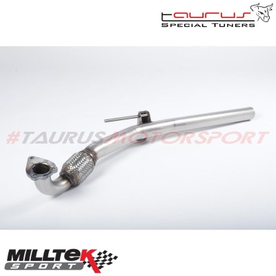 SSXSE111 Milltek Downpipe De-Cat  Skoda Fabia vRS TDI scarico sportivo terminale marmitta decat skat 200 celle 2