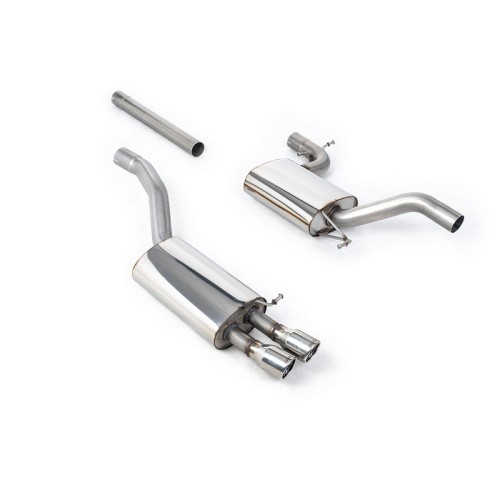 SSXSK006 Milltek Cat-back Resonated Skoda Octavia 1Z 2.0 Tfsi vRS scarico sportivo terminale marmitta decat skat 200 celle