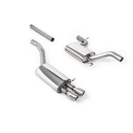 SSXSK006 Milltek Cat-back Resonated Skoda Octavia 1Z 2.0 Tfsi vRS scarico sportivo terminale marmitta decat skat 200 celle