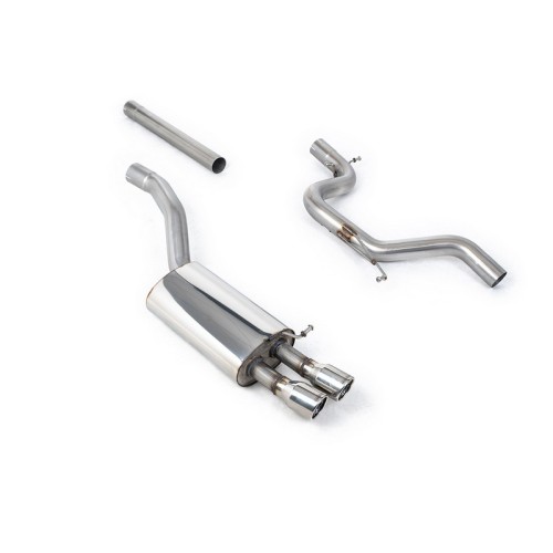 SSXSK008 Milltek Cat-back Non-resonated Skoda Octavia 1Z 2.0 TSI vRS scarico sportivo terminale marmitta decat skat 200 celle