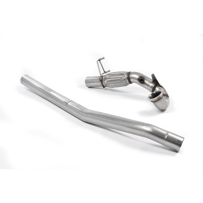 SSXSK019 Milltek Downpipe De-Cat  Skoda Octavia SE 2.0 TSI 220/230cv vRS scarico sportivo terminale marmitta decat skat 200 cell