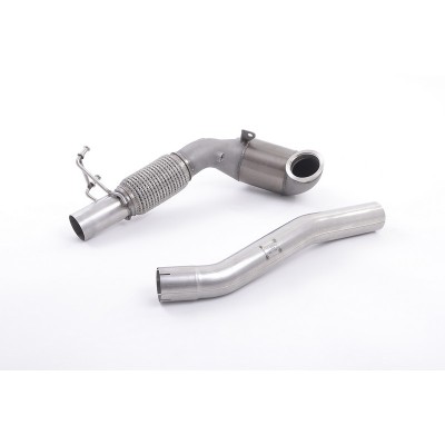SSXSK24 Milltek Downpipe Cast con Cat sportivo Skoda Octavia SE vRS 2.0 TSI 245cv SENZA OPF/GPF scarico sportivo terminale marmi