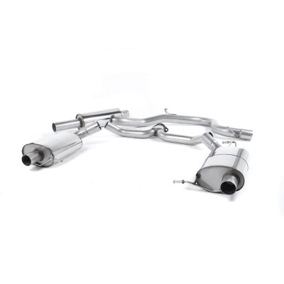 SSXSK26 Milltek Cat-back Road+ Skoda Octavia SE vRS 2.0 TSI 245cv CON OPF/GPF scarico sportivo terminale marmitta decat skat 200