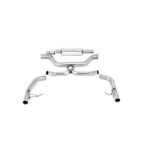 SSXSK29 Milltek Particulate Filter-back Non-resonated Skoda Octavia NX vRS 2.0 TSI 245cv MQB EVO.4 scarico sportivo terminale ma