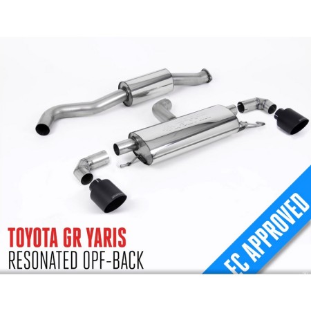 SSXTY123 Milltek Particulate Filter-back Resonated Toyota Yaris GR 1.6 Gen.1 scarico sportivo terminale marmitta decat skat 200 