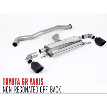 SSXTY128 Milltek Particulate Filter-back Non-resonated Toyota Yaris GR 1.6 Gen.1 scarico sportivo terminale marmitta decat skat 
