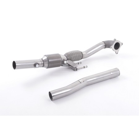 SSXAU312 Milltek Downpipe con Cat sportivo Volkswagen Beetle A5 2.0 TSI scarico sportivo terminale marmitta decat skat 200 celle