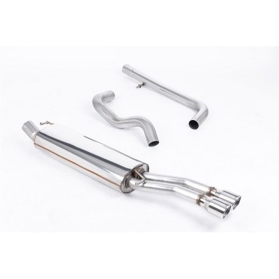 SSXVW064 Milltek Cat-back Non-resonated Volkswagen Bora 1.8T 2WD scarico sportivo terminale marmitta decat skat 200 celle
