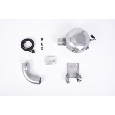 SSXVW492 Milltek Active Sound Control Volkswagen Caddy 2.0 TDI 2WD MAXI  scarico sportivo terminale marmitta decat skat 200 cell