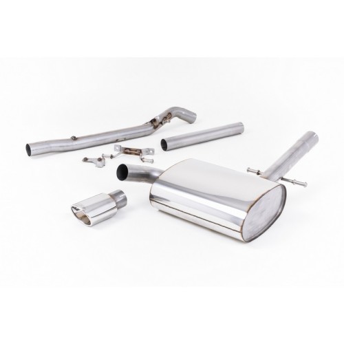 MCXVW222 Milltek Cat-back Non-resonated Volkswagen Corrado G60 1.8 scarico sportivo terminale marmitta decat skat 200 celle