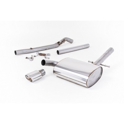 MCXVW214 Milltek Cat-back Non-resonated Volkswagen Corrado VR6 88-91 scarico sportivo terminale marmitta decat skat 200 celle