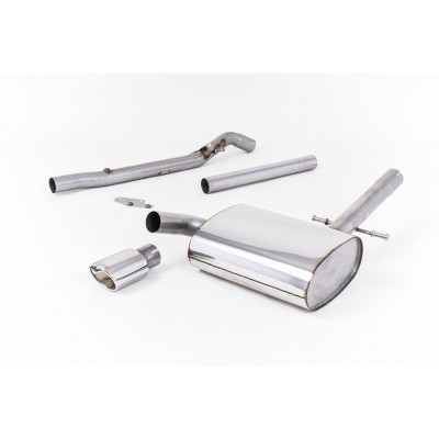 MCXVW219 Milltek Cat-back Non-resonated Volkswagen Corrado VR6 92-95 scarico sportivo terminale marmitta decat skat 200 celle