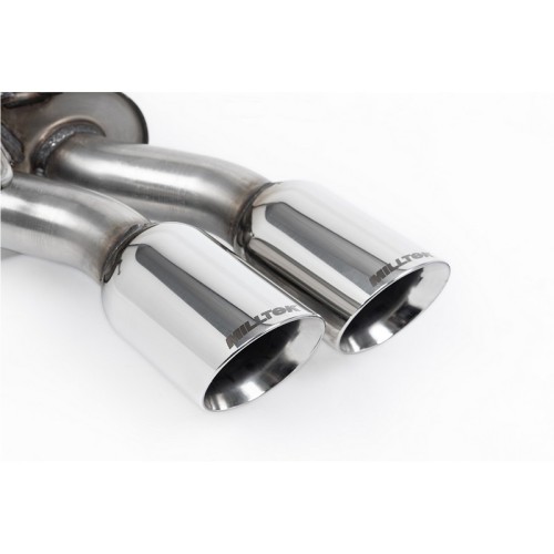 SSXVW052 Milltek Cat-back Non-resonated Volkswagen Golf Mk4 1.9 TDI scarico sportivo terminale marmitta decat skat 200 celle