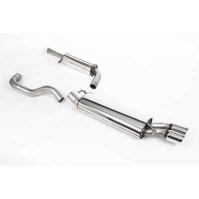 SSXVW053 Milltek Cat-back Resonated Volkswagen Golf Mk4 1.9 TDI scarico sportivo terminale marmitta decat skat 200 celle