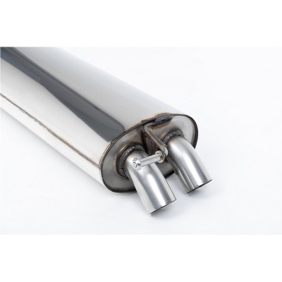 SSXVW056 Milltek Cat-back Resonated Volkswagen Golf Mk4 1.9 TDI scarico sportivo terminale marmitta decat skat 200 celle 2