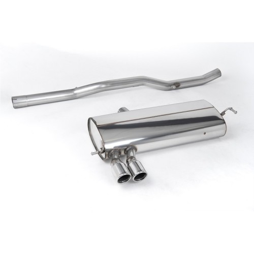 SSXVW075 Milltek Cat-back Non-resonated Volkswagen Golf Mk4 4-Motion V6 scarico sportivo terminale marmitta decat skat 200 celle