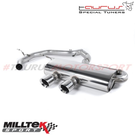 SSXVW168 Milltek Cat-back Non-resonated Volkswagen Golf Mk5 2.0 Tfsi GTI scarico sportivo terminale marmitta decat skat 200 cell