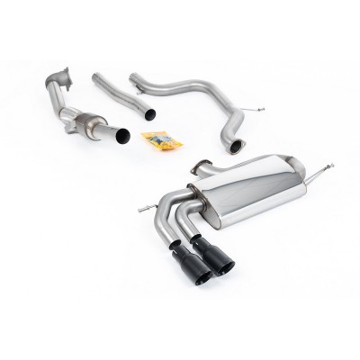 SSXVW278 Milltek Turbo-back Race con Cat sportivo Non-resonated Volkswagen Golf Mk5 2.0 Tfsi GTI Edition 30 scarico sportivo ter