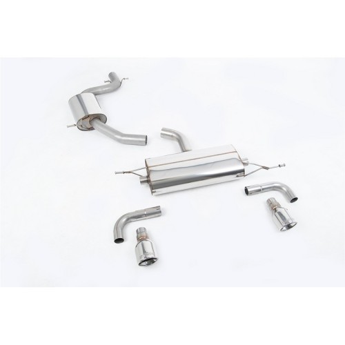 SSXVW116 Milltek Cat-back Resonated Volkswagen Golf Mk6 2.0 TSI GTI scarico sportivo terminale marmitta decat skat 200 celle