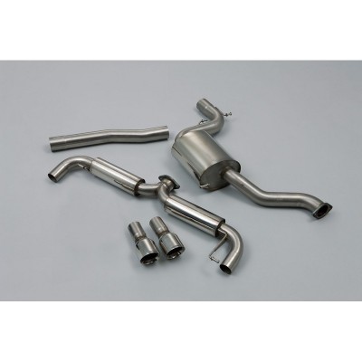 SSXVW145 Milltek Cat-back Race Volkswagen Golf Mk6 2.0 TSI GTI scarico sportivo terminale marmitta decat skat 200 celle