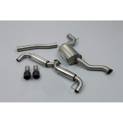 SSXVW185 Milltek Cat-back Race Volkswagen Golf Mk6 2.0 TSI GTI scarico sportivo terminale marmitta decat skat 200 celle