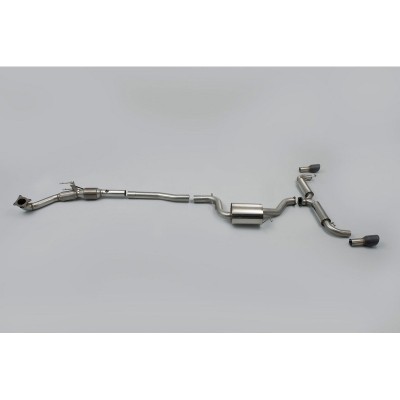 SSXVW187 Milltek Turbo-back Race con Cat sportivo Volkswagen Golf Mk6 2.0 TSI GTI scarico sportivo terminale marmitta decat skat