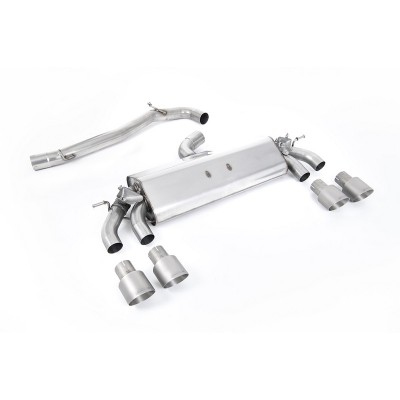 SSXVW508 Milltek Cat-back Volkswagen Golf Mk7.5 2.0 R 300cv CON OPF/GPF - Sistemi da 76mm scarico sportivo terminale marmitta de