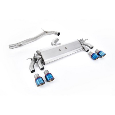 SSXVW509 Milltek Cat-back Volkswagen Golf Mk7.5 2.0 R 300cv CON OPF/GPF - Sistemi da 76mm scarico sportivo terminale marmitta de