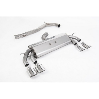 SSXVW426 Milltek Cat-back Race Non-resonated Volkswagen Golf Mk7.5 2.0 R 310cv SENZA OPF/GPF - Sistemi da 76mm scarico sportivo 