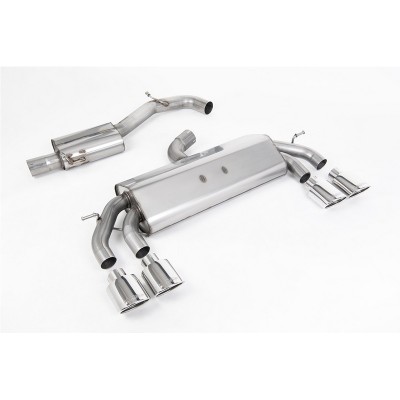 SSXVW451 Milltek Cat-back Race Resonated Volkswagen Golf Mk7.5 2.0 R 310cv SENZA OPF/GPF - Sistemi da 76mm scarico sportivo term