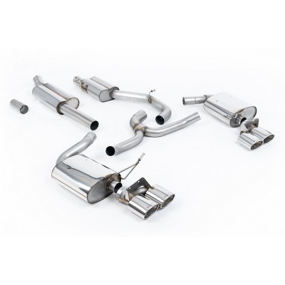 SSXVW488 Milltek Cat-back Volkswagen Golf Mk7.5 SW/Variant 2.0 R 310cv SENZA OPF/GPF scarico sportivo terminale marmitta decat s