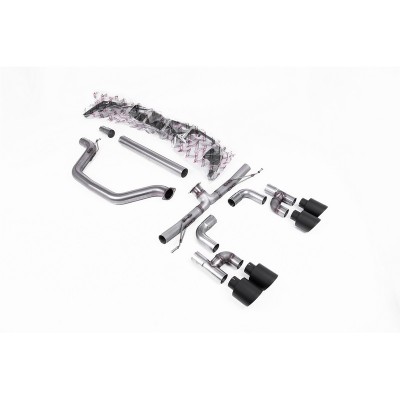 SSXVW693 Milltek Particulate Filter-back Volkswagen Golf Mk8 2.0 GTI 245cv 4 uscite stile 8R scarico sportivo terminale marmitta