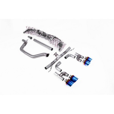 SSXVW695 Milltek Particulate Filter-back Volkswagen Golf Mk8 2.0 GTI 245cv 4 uscite stile 8R scarico sportivo terminale marmitta