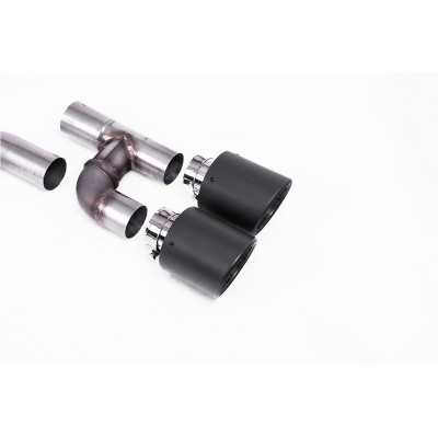 SSXVW697 Milltek Particulate Filter-back Road+ Volkswagen Golf Mk8 2.0 GTI 245cv 4 uscite stile 8R scarico sportivo terminale ma 2