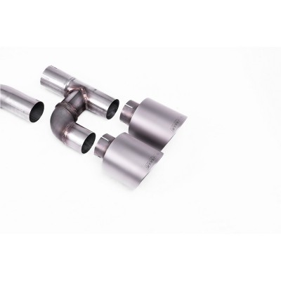 SSXVW699 Milltek Particulate Filter-back Road+ Volkswagen Golf Mk8 2.0 GTI 245cv 4 uscite stile 8R scarico sportivo terminale ma 2