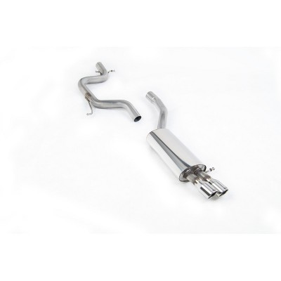 SSXVW161 Milltek Cat-back Non-resonated Volkswagen Jetta Mk5 2.0 Tfsi GLI scarico sportivo terminale marmitta decat skat 200 cel