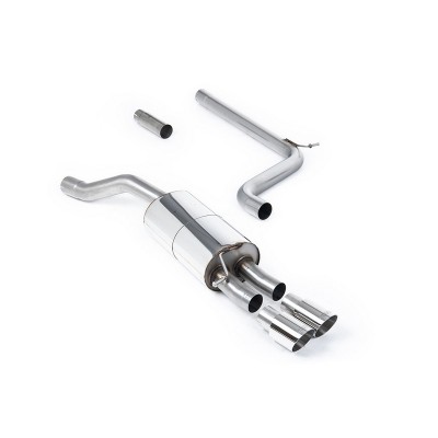 SSXVW733 Milltek Cat-back Volkswagen Polo AW 1.5 TSI scarico sportivo terminale marmitta decat skat 200 celle