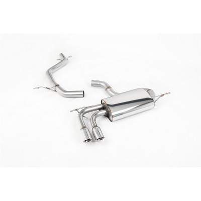 SSXVW104 Milltek Cat-back Non-resonated Volkswagen Scirocco 2.0 TSI 200cv scarico sportivo terminale marmitta decat skat 200 cel