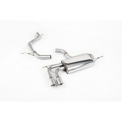 SSXVW104 Milltek Cat-back Non-resonated Volkswagen Scirocco 2.0 TSI 200cv scarico sportivo terminale marmitta decat skat 200 cel