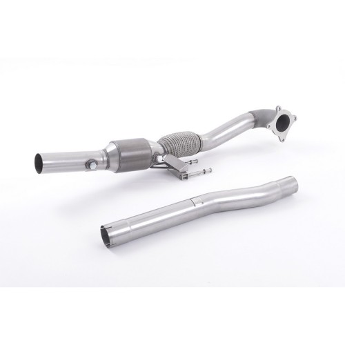 SSXAU200R Milltek Downpipe Cast con Cat sportivo Volkswagen Scirocco 2.0 TSI R scarico sportivo terminale marmitta decat skat 20