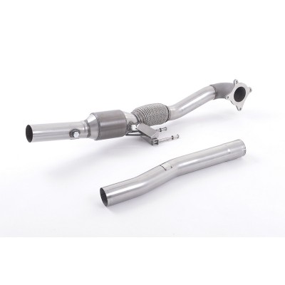SSXAU312 Milltek Downpipe con Cat sportivo Volkswagen Scirocco 2.0 TSI R scarico sportivo terminale marmitta decat skat 200 cell