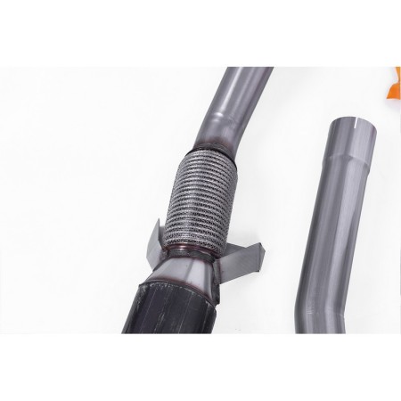 SSXVW144 Milltek Turbo-back Race con Cat sportivo Volkswagen Scirocco 2.0 TSI R scarico sportivo terminale marmitta decat skat 2