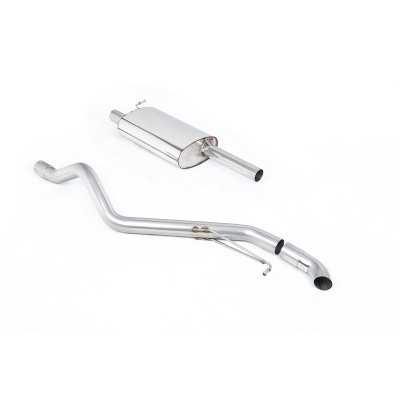 SSXVW201 Milltek Cat-back Resonated Volkswagen Transporter T5 SWB 1.9 TDi 85/104cv scarico sportivo terminale marmitta decat ska