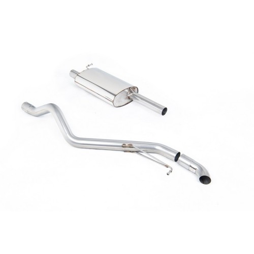 SSXVW201 Milltek Cat-back Resonated Volkswagen Transporter T6 SWB 2.0 BiTDI 150/180/204cv scarico sportivo terminale marmitta de