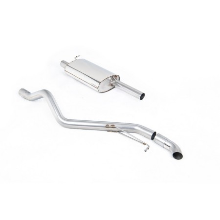 SSXVW201 Milltek Cat-back Resonated Volkswagen Transporter T6 SWB 2.0 BiTDI 150/180/204cv scarico sportivo terminale marmitta de