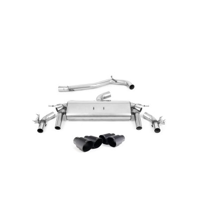 SSXVW598 Milltek Cat-back Non-resonated Volkswagen T-Roc 2.0 R 300cv scarico sportivo terminale marmitta decat skat 200 celle