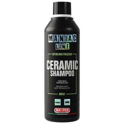 MANIAC LINE Ceramic Shampoo 500ml - Con SiO2 Technology - Mafra MF67