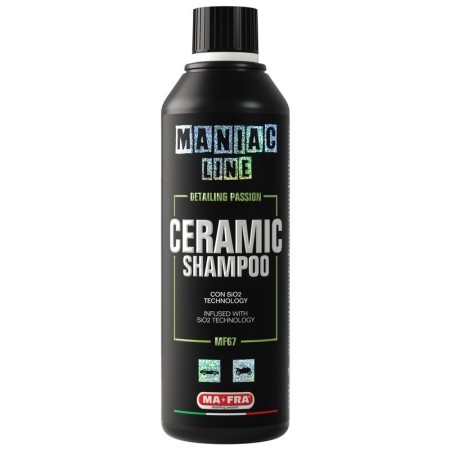 MANIAC LINE Ceramic Shampoo 500ml - Con SiO2 Technology - Mafra MF67