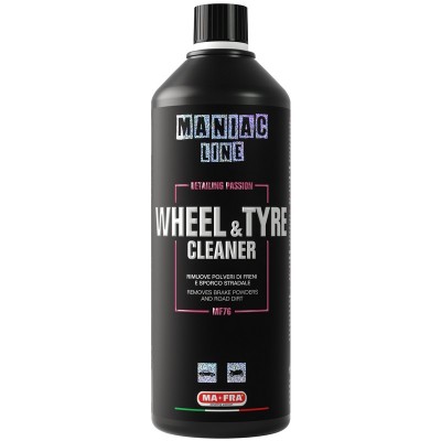 MANIAC LINE Wheel & Tyre Cleaner 1000ml- Rimuove polveri di freni e sporco stradale - Mafra MF76