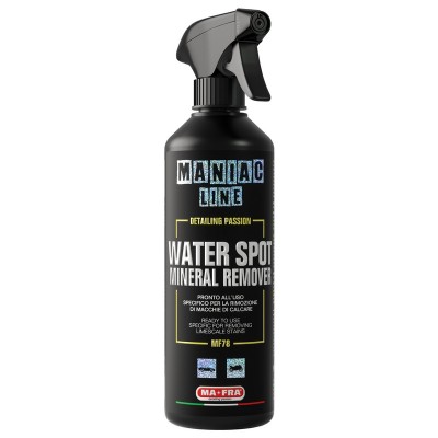 MANIAC LINE Water Spot Mineral Remover 500ml - Pronto all'uso - specifico per la rimozione di macchie di calcare auto - Mafra MF